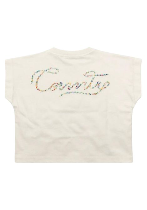 White cotton T-shirt for girls MARCELO BURLON | GTH094BIANCO